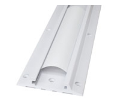 34IN WALL TRACK/BRIGHT WHITE TEXTURE