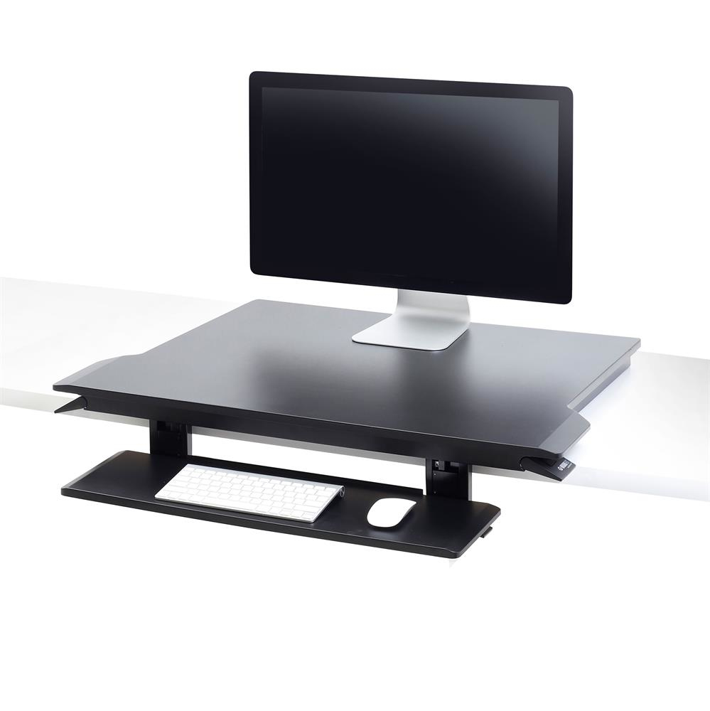 WORKFIT-TX W/DROPDOWN KB TRAY/PVC BLACK
