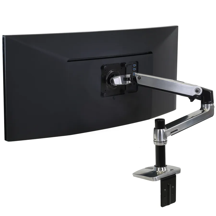 LX DESK MOUNT LCD ARM POLISHED/UP TO 34 IN MONITORS 113 KG 10Y