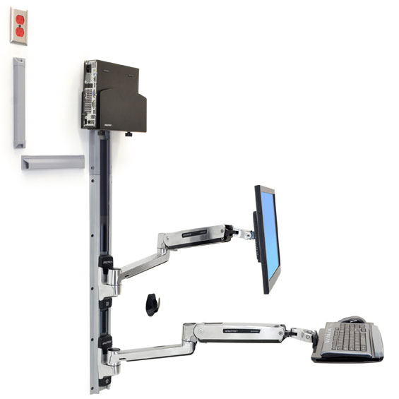 LX SITSTAND WM SYSTEM CPU HOLD/SMALL BLCK CPU HOLD 42IN 3-11KG