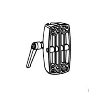 LARGE POLE CLAMP BLACK/