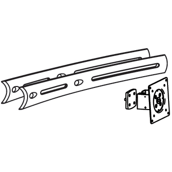 DS100 CROSSBAR EXTENDER LONG/MIN 26IN 14.1KG VESA MIS-D