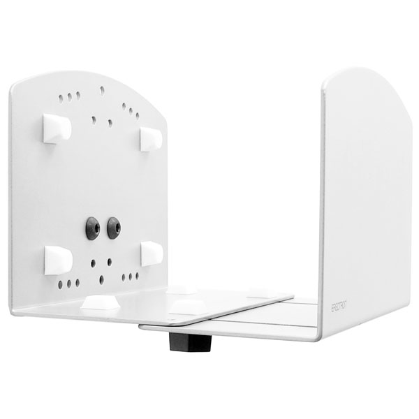 VERTICAL UNIVERSAL CPU HOLDER/BRIGHT WHITE TEXTURED