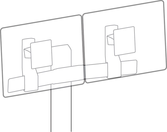 TALL-USER KIT FOR WORKFIT DUAL/LCD + LAPTOP