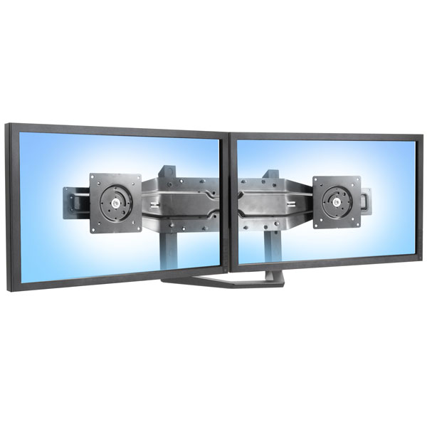 DUAL MONITOR + HANDLE KIT BLACK/MONITOR MOUNT ACCS F/2 DISPLAYS