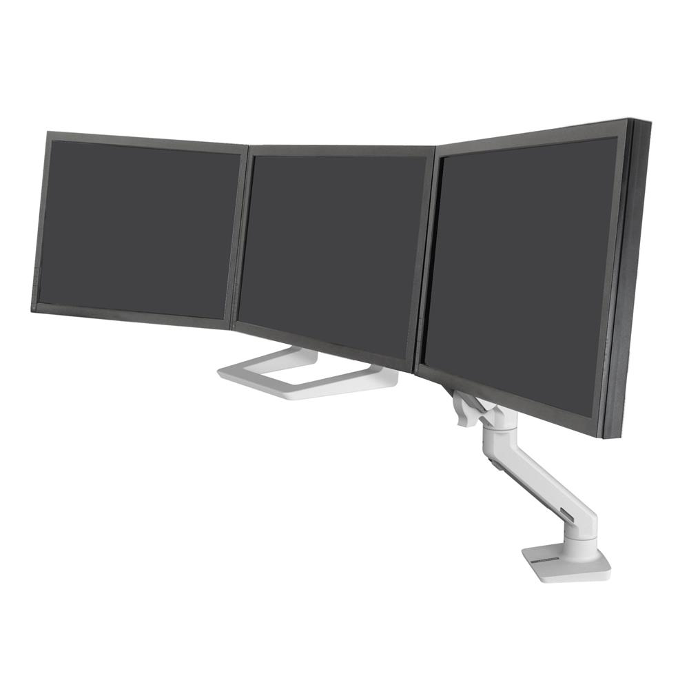 HX TRIPLE MONITOR BOW KIT WHITE/24IN 0.9-4.6KG MIS-D ACCS F/HX