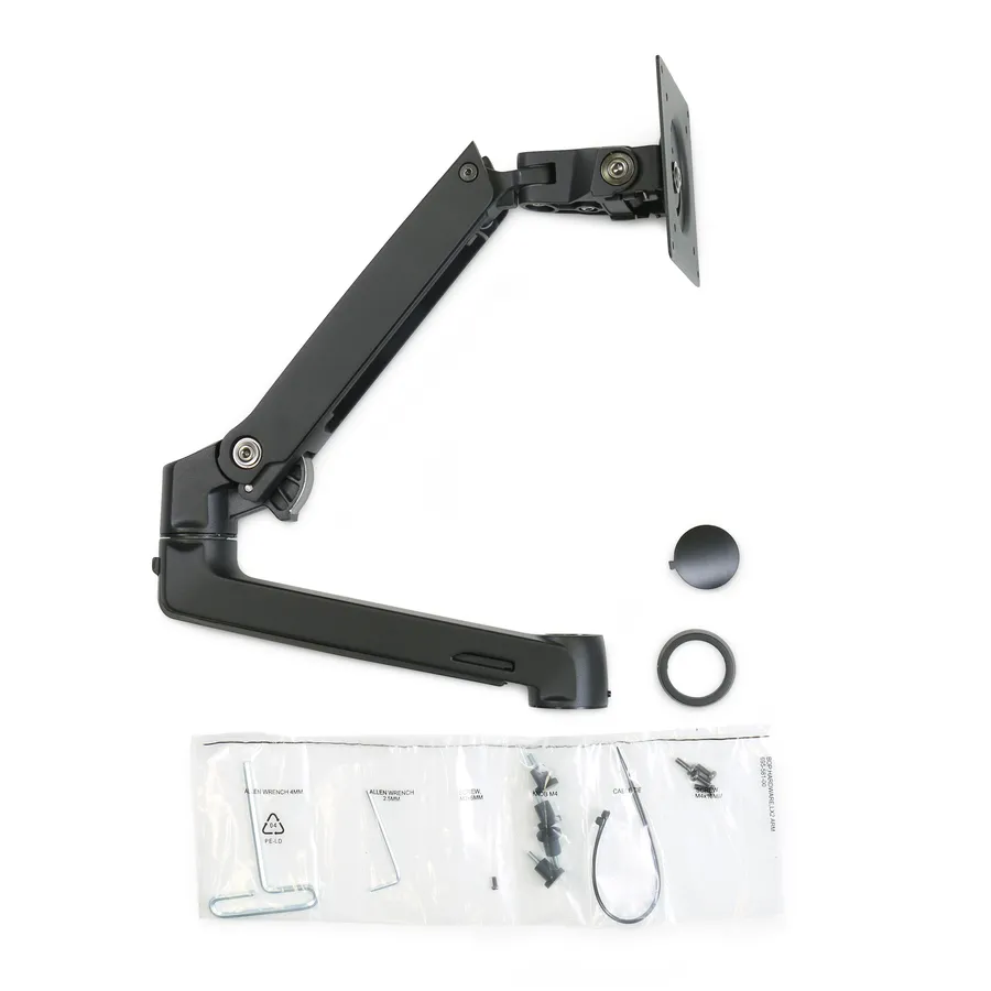 LX DUAL STACKING ARM EXTENSION/AND COLLAR KIT MATTE BLACK