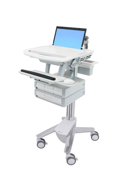 STYLEVIEW LAPTOP CART/4 DRAWERS