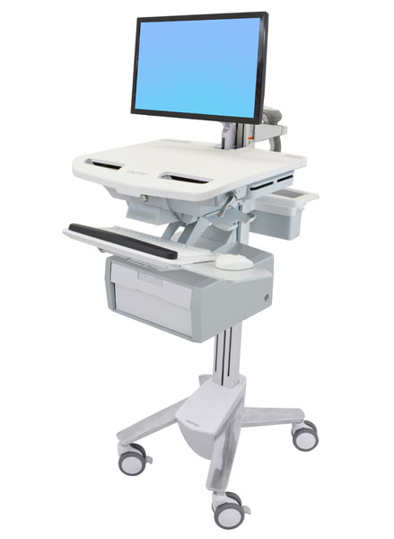 STYLEVIEW CART WITH LCD ARM/TALL DRAWER