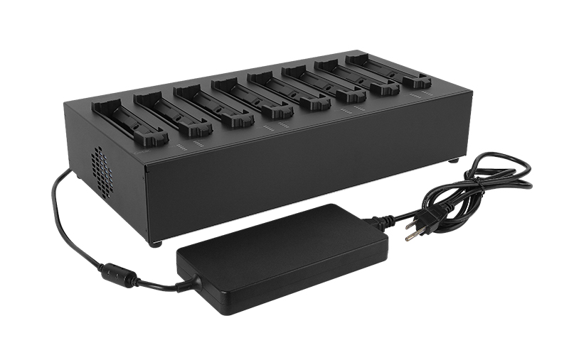 K120 - MULTI-BAY BATTERY/CHARGER 8 BAY W/ 330W AC ADAPTER