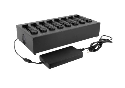 F110 MULTI-BAY BATTERY CHARGER/EIGHT BAY W/Z ADAPTER UK