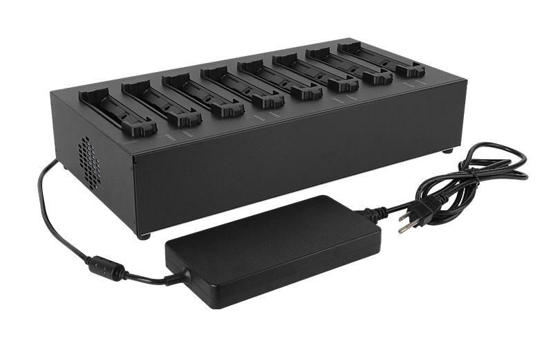 T800 Multi-Bay Battery Charger-- (Eight Bay) W/Z Adapter (US)
