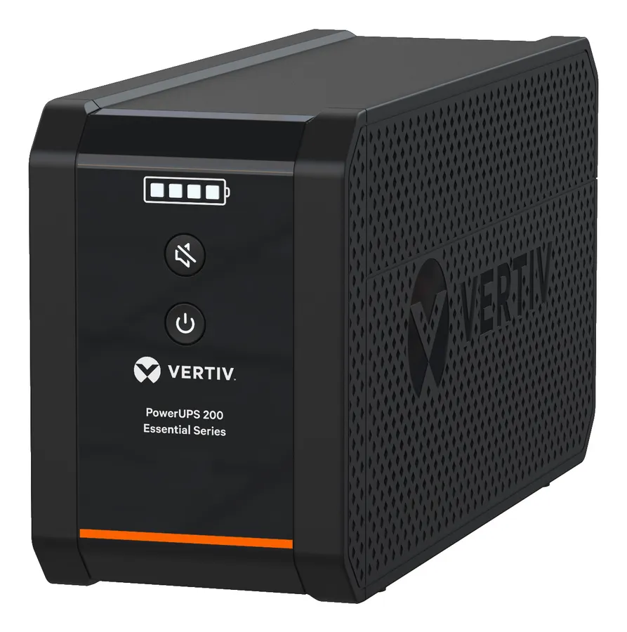 Vertiv PowerUPS 200 Essential, 600VA/315W, 230V, Line Interactive, 4 IEC C13