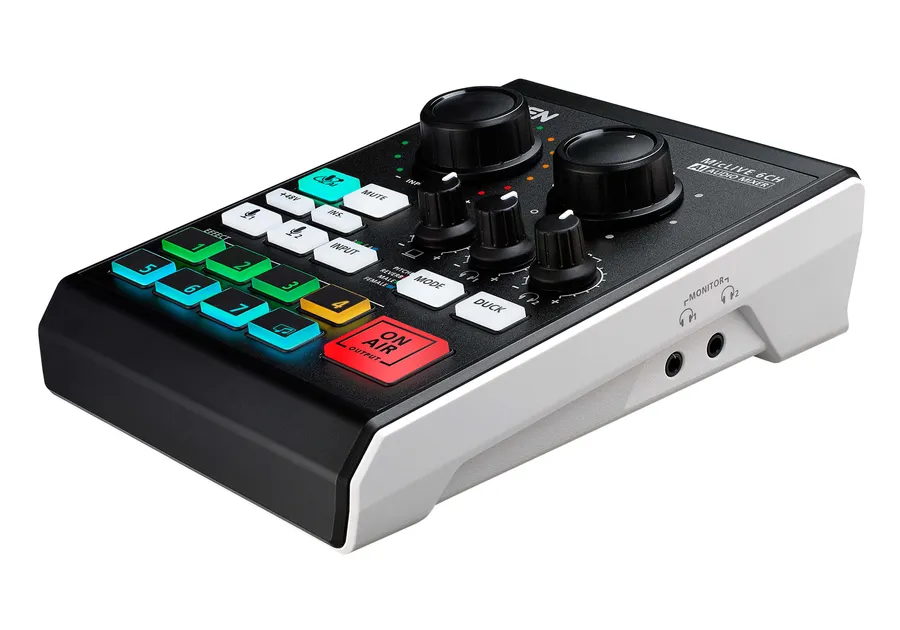 MicLIVE 6CH AI Audio Mixer ATEN