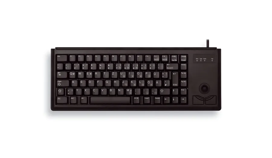 CHERRY G84-4400 TRACKBALL/KEYBOARD PS/2 BLACK