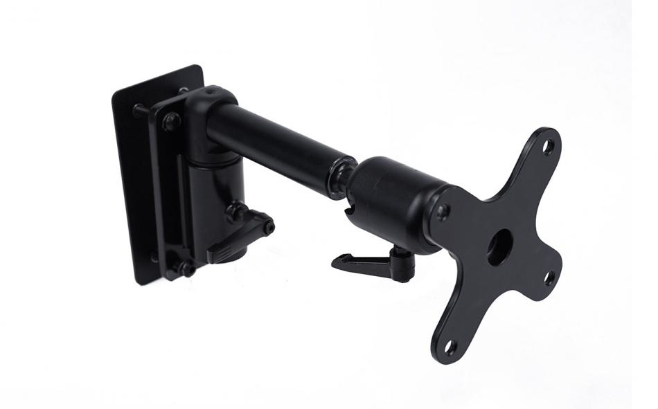 SEMI-TRUCK PIVOT MOUNT 4IN EXT/VESA 75MM HOLE PATTERN BLACK PL