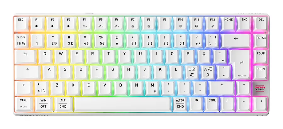 K33 COMPACT FS WIRELESS/KEYBOARD WHITE PAN-NORDIC