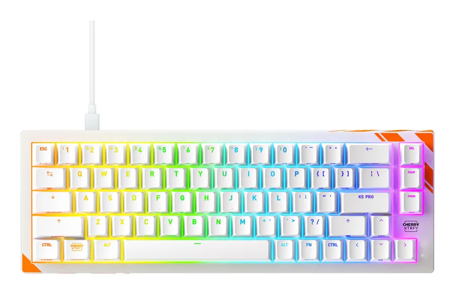 K5 PRO TMR COMPACT KEYBOARD/WHITE US-INTL
