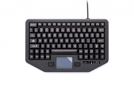 FULL TRAVEL KEYBOARD TOUCHPAD/GREEN BACKLIGHT 88/12 FN KEYS EN