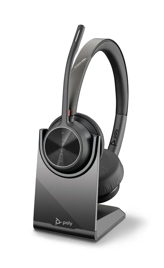 Poly Voyager 4320 USB-C Headset +BT700 dongle +Charging Stand