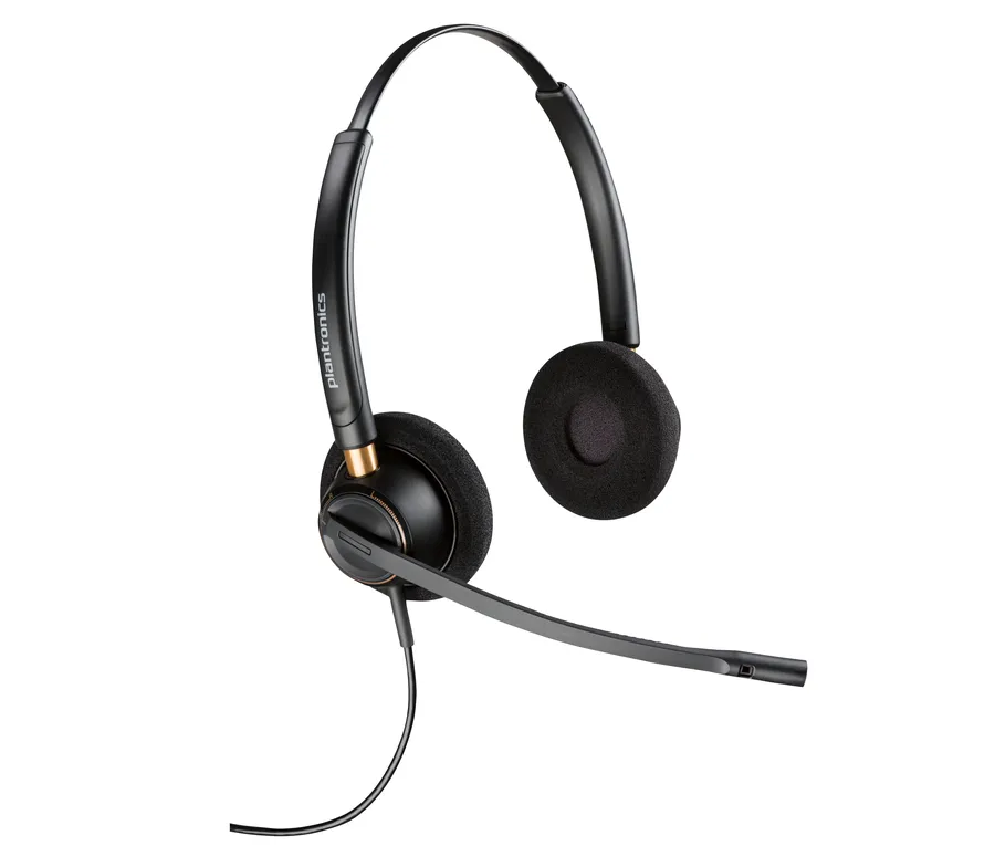 Poly EncorePro 520D with Quick Disconnect Binaural Digital Headset TAA