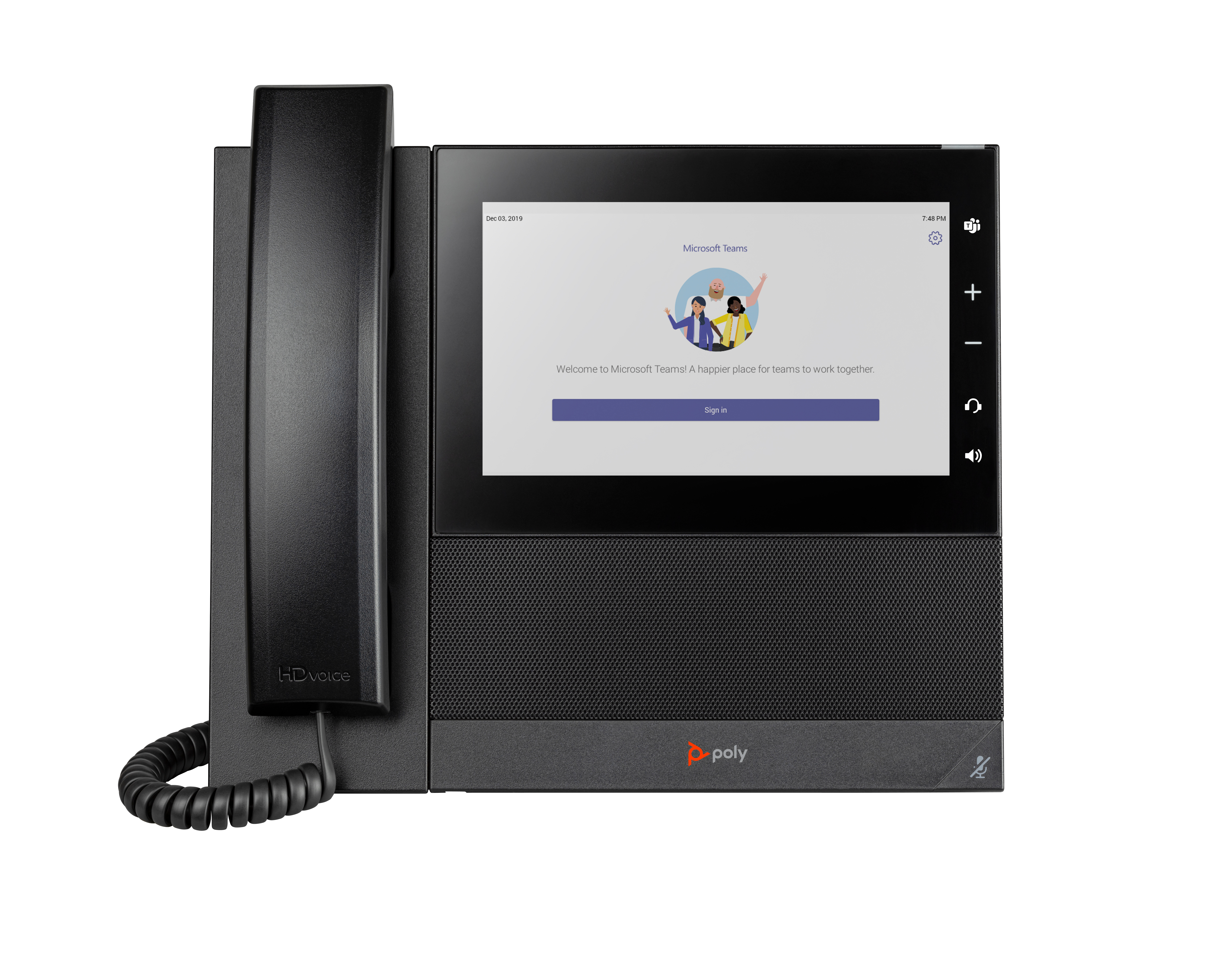Poly CCX 600 Business Media Phone for Microsoft Teams and PoE-enabled