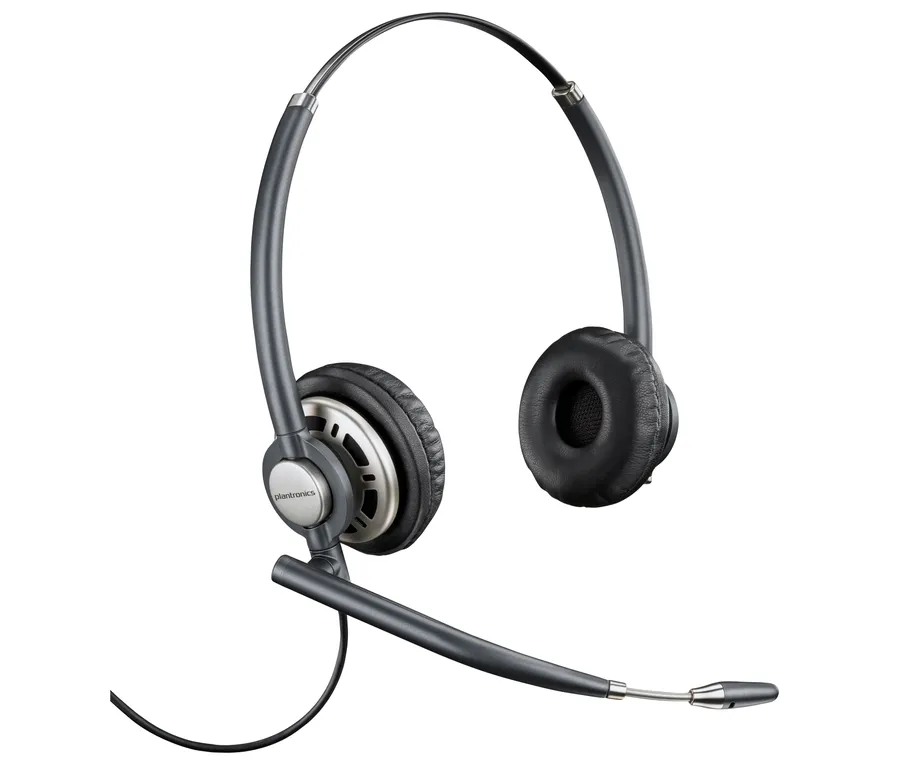 Poly EncorePro 720 Binaural Headset +Quick Disconnect EMEA - INTL English Loc  Euro plug