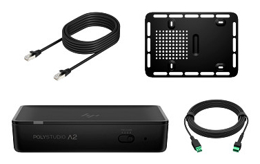 HP POLY STUDIO A2 AUDIO BRIDGE/W/ CAT6A AND MIC EXTENSION CABLE