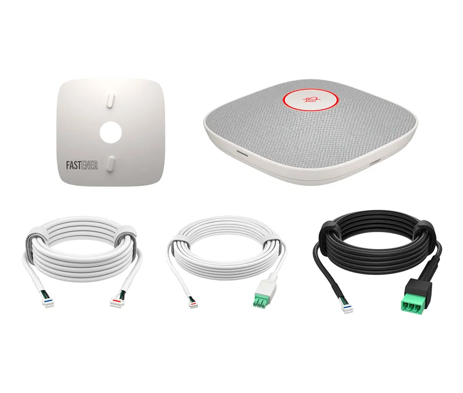 HP POLY STUDIO A2 WHITE TABLE/MICROPHONE W/ MOUNTING PLATE I/O