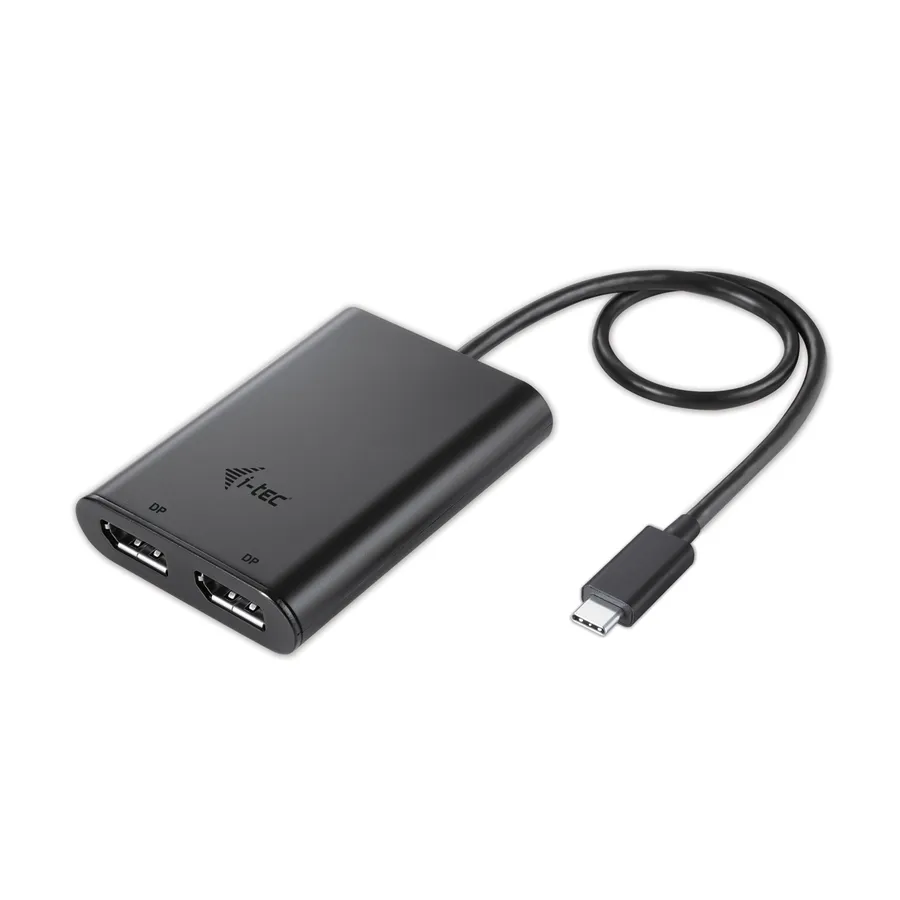 I-TEC USB-C 4K DUAL DP ADPTR./2XDP 3840X2160PX. TB3 COMP.