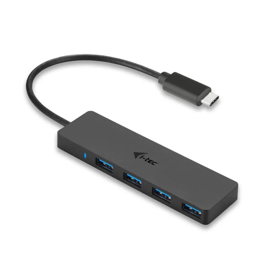 I-TEC USB-C SLIM 4-PORT HUB/PASSIVE 4XUSB 3.0 TB3 COMP.