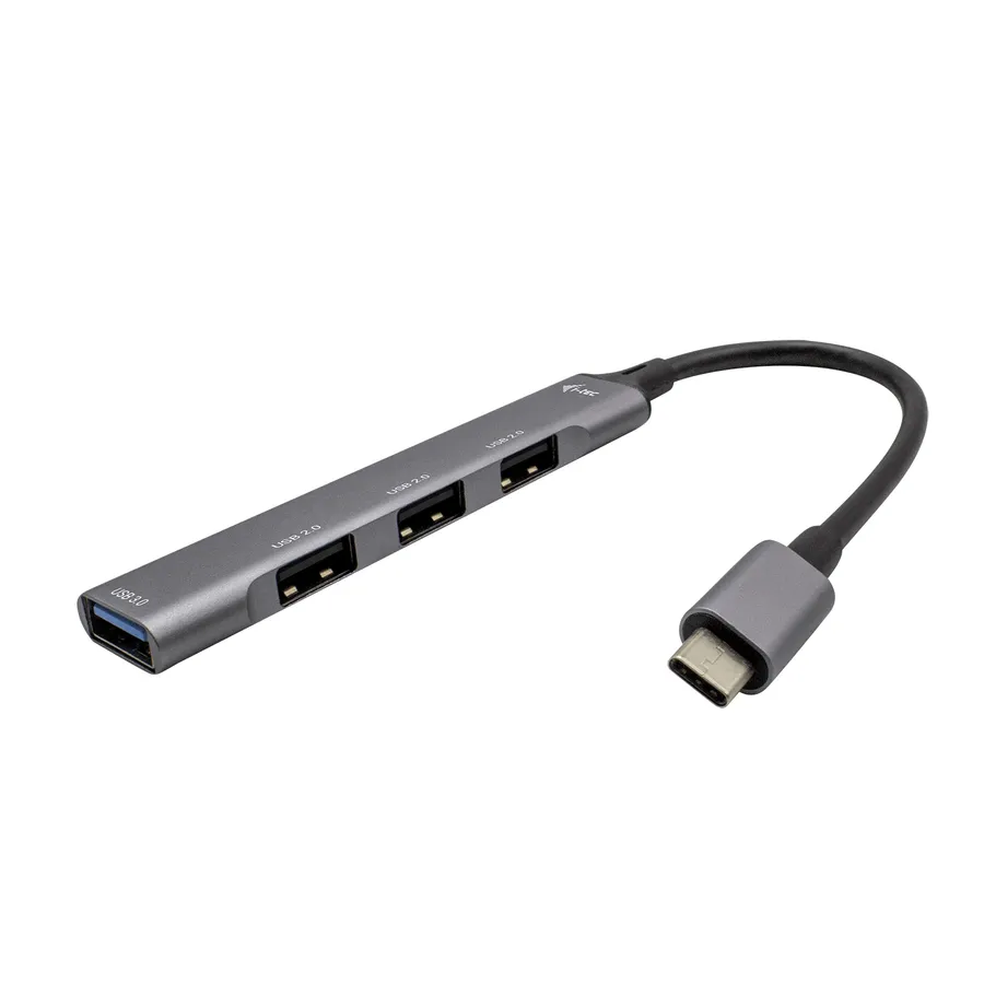 USB-C METAL HUB 1X USB 3.0 + 3X/USB 2.0