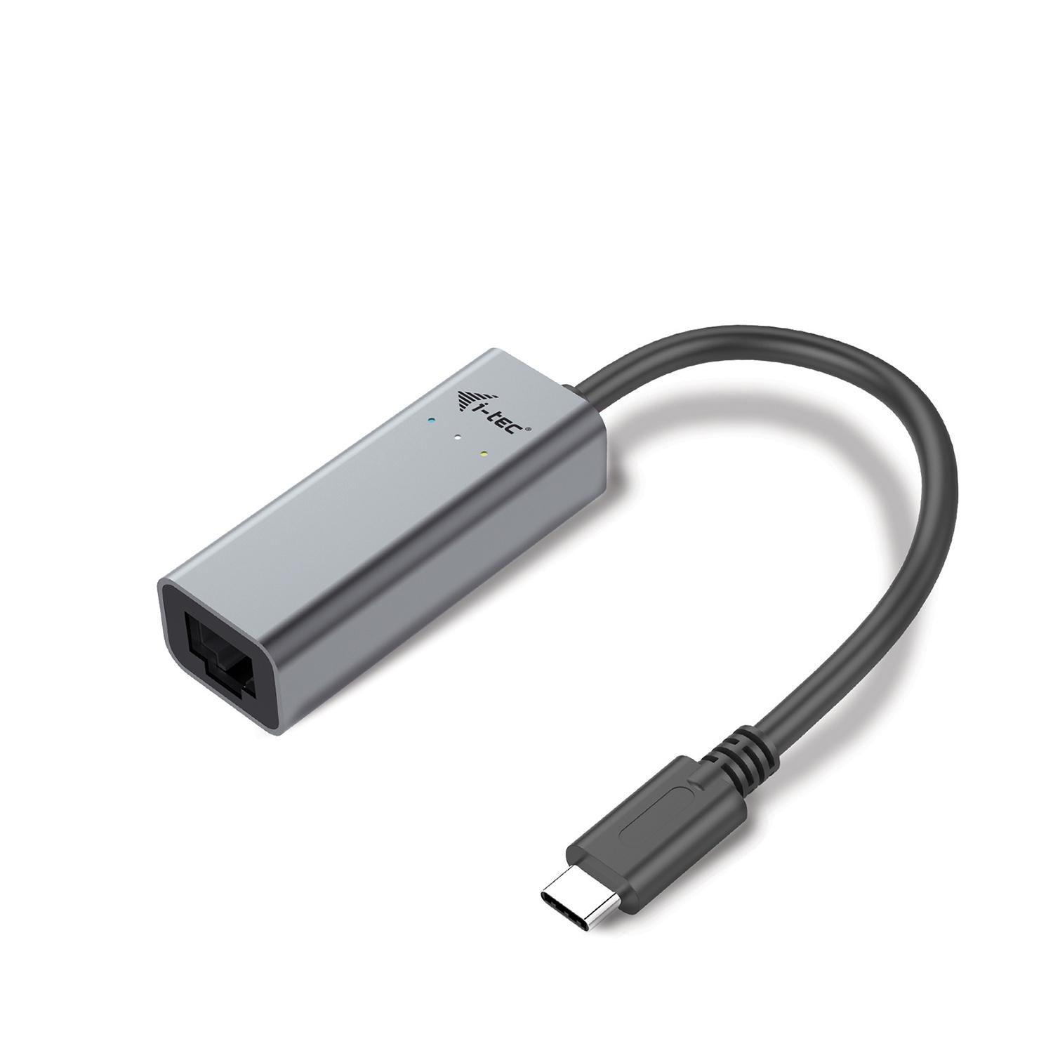 I-TEC USB-C METAL GLAN ADAPTER/RJ-45 SPACE GREY TB3 COMP.