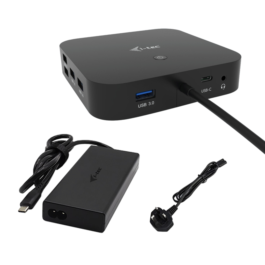 I-TEC USB-C HDMI+2X DP CHARGER/I-TEC DOCK PD 100WCHARGER 112W