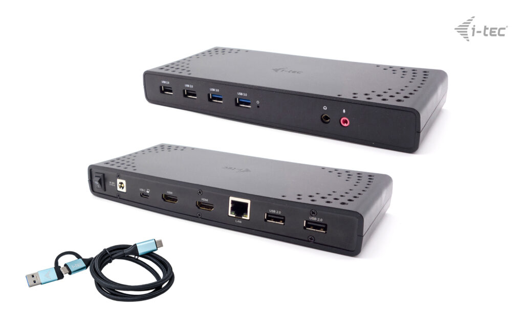 USB 3.0/USB-C/TB 2X HDMI/DOCKING STATION + PD 85W IT VERS