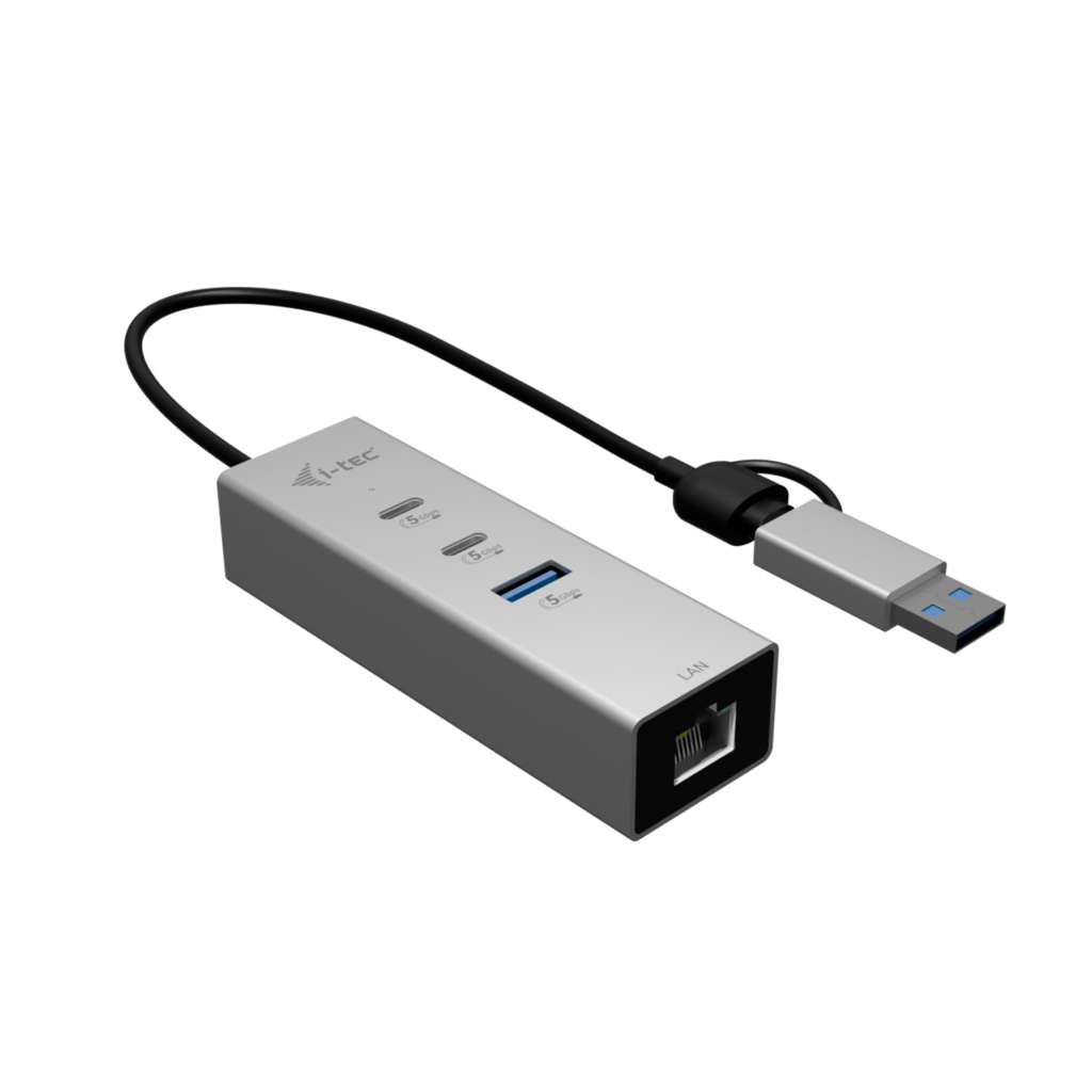 I-TEC USB-C/A HUB 3X USB + LAN/2X USB-C 1X USB-A 2.5 GBIT LAN