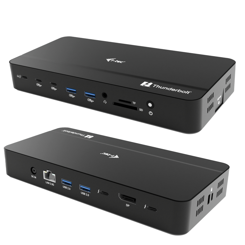 I-TEC THUNDERBOLT 5 DOCK 3X LCD/M.2 SLOT 2.5 GLAN PD 140W