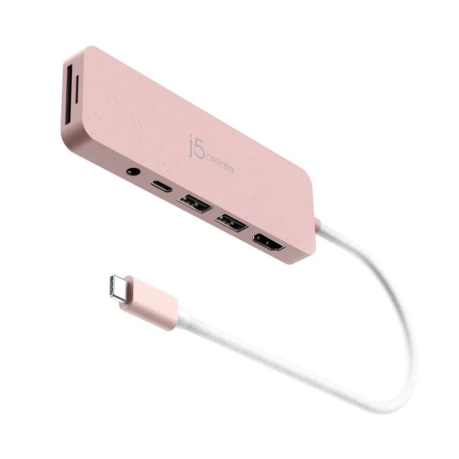 ECO-FRIENDLY USB-C MULTI-PORT/HUB WITH POWER DELIVERY