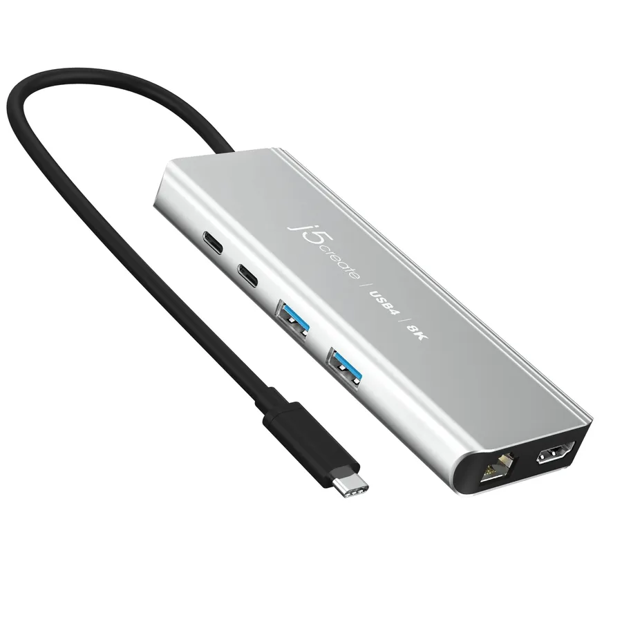 USB4 8K MULTI-PORT HUB SPACE/GREY