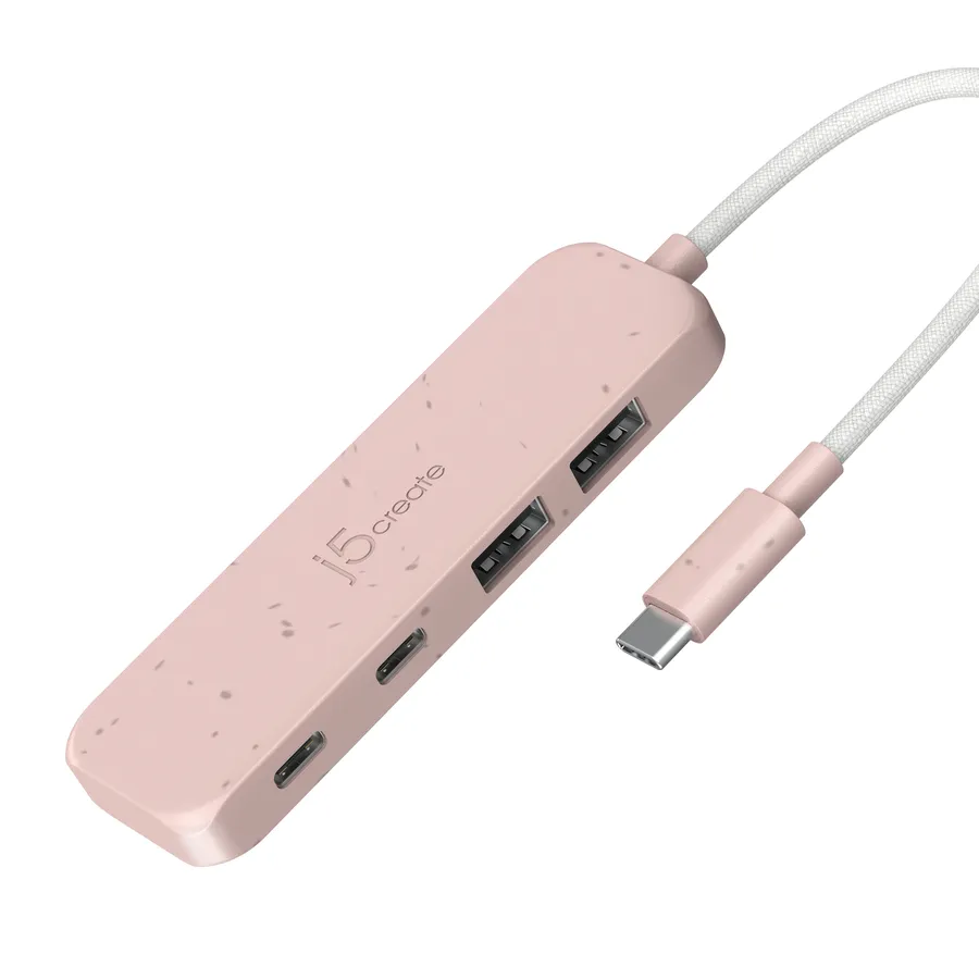 ECO-FRIENDLY USB-C TO 4-PORT/TYPE-C TYPE-A GEN 2 HUB