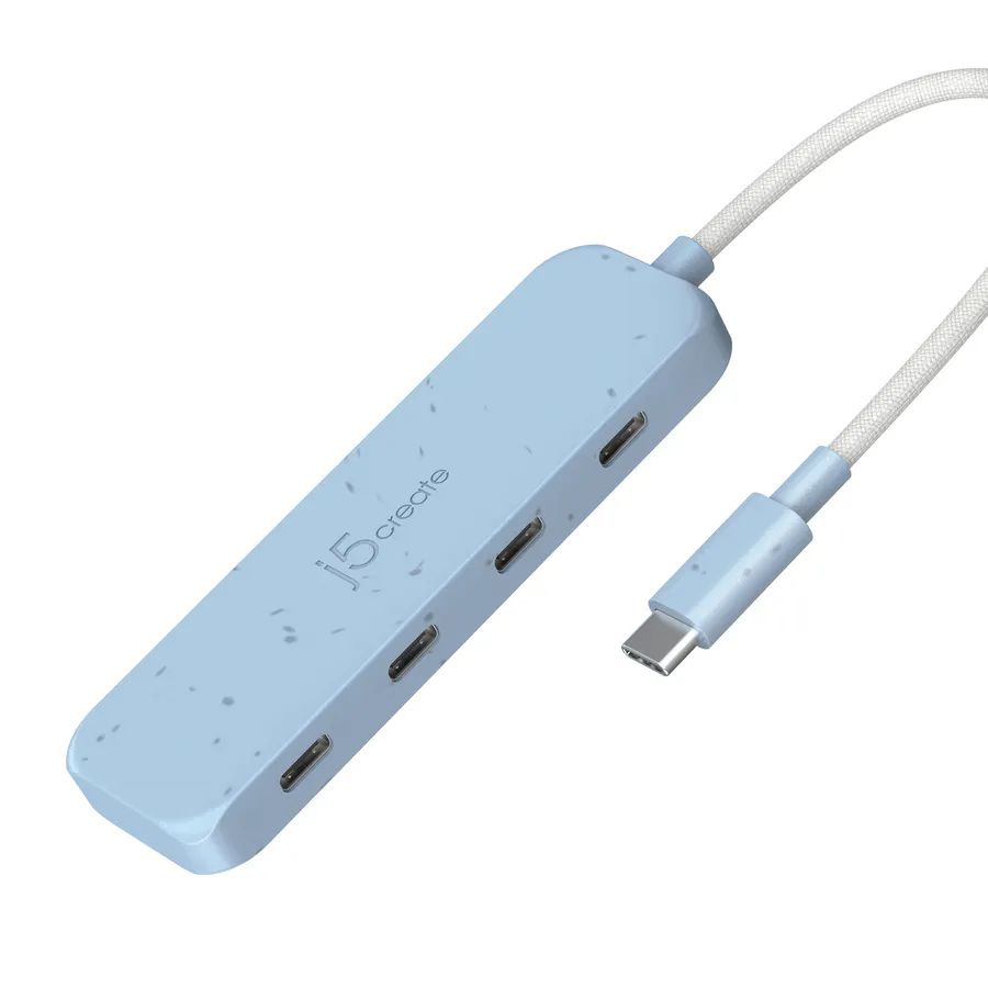ECO-FRIENDLY USB-C TO 4-PORT/TYPE-C GEN 2 HUB