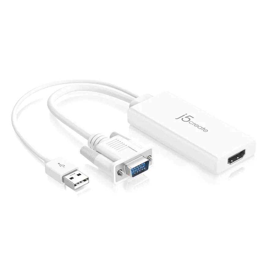 VGA TO HDMI VIDEO AUDIO ADAPTER/