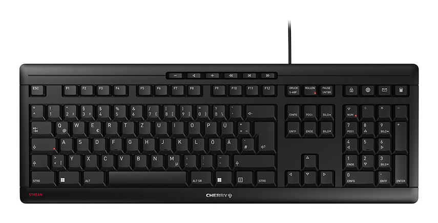 CHERRY STREAM KEYBOARD GERMANY/BLACK