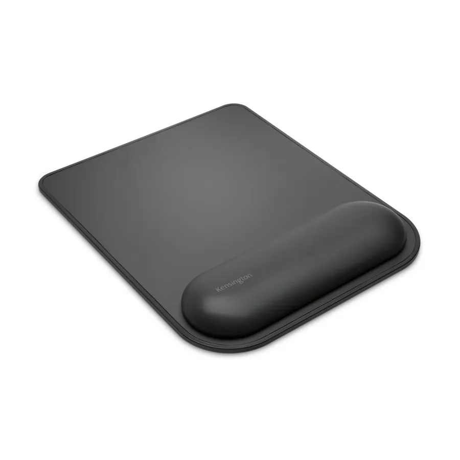 ERGOSOFT MOUSEPAD W. WRIST REST/FOR STANDARD MOUSE BLACK