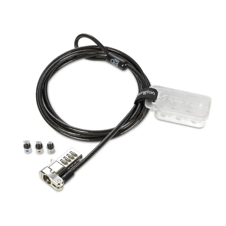 KENSINGTON UNIVERSAL 3-IN-1/COMBINATION LOCK SERIALIZED - BU