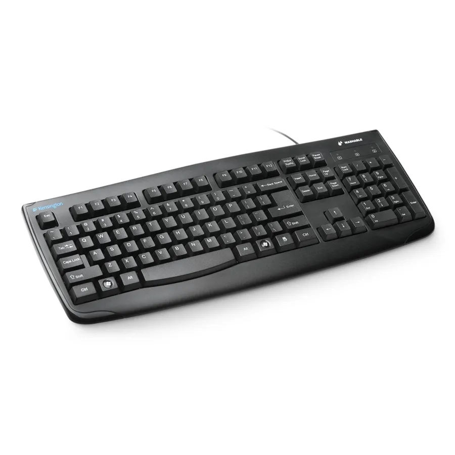 PRO FIT USB WASHABLE KEYBOARD/WIRED - BLACK (AZERTY - BELGIUM)