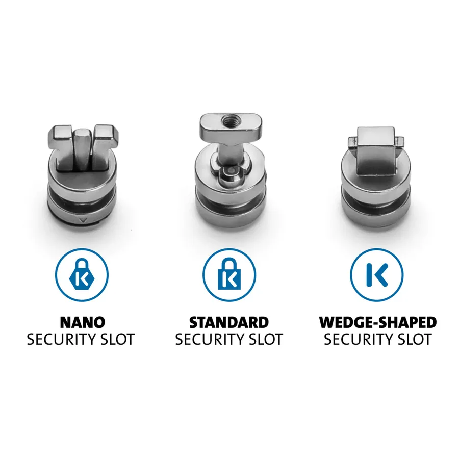 CLICKSAFE 3-IN-1 VERANKERUNG/F/T-BAR WEDGE NANO SECURITY SLOT