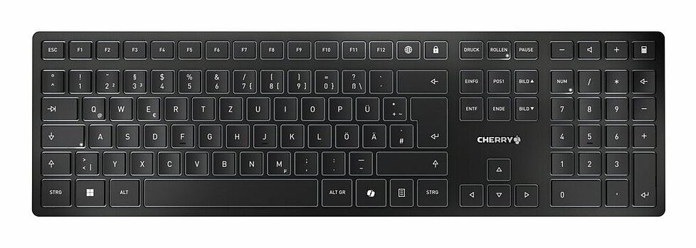 KW 9100 SLIM KEYBOAD WIRELESS/LAYOUT-PORTUGAL BLACK