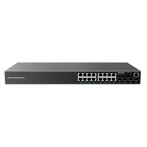 GWN7803P Grandstream switch ethernet 24 porturi Gigabit cu PoE max 360W 4 porturi SFP 56Gbps