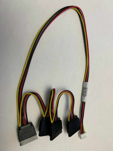CABLE PWR EXT 1X4F/P2.50 TO 4X/SATA POWER 40CM 22AWG ROHS